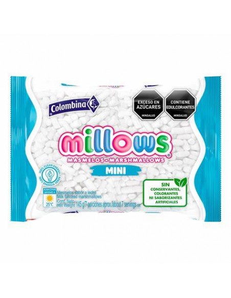 MASMELO MILLOWS MINI  BOLSA 145 GRAMOS