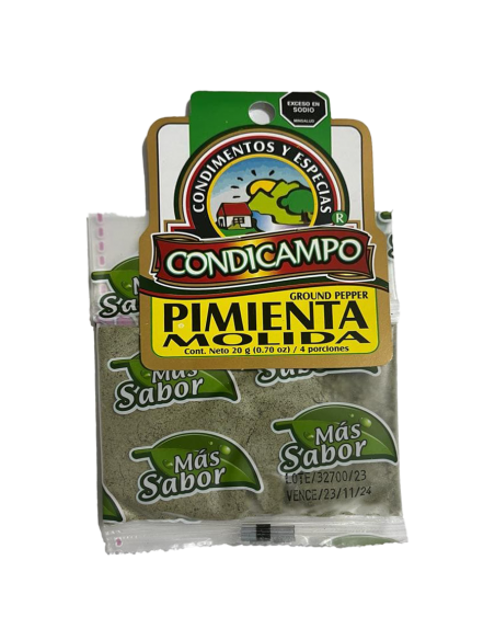PIMIENTA MOLIDA CONDICAMPO BOLSA 20GR