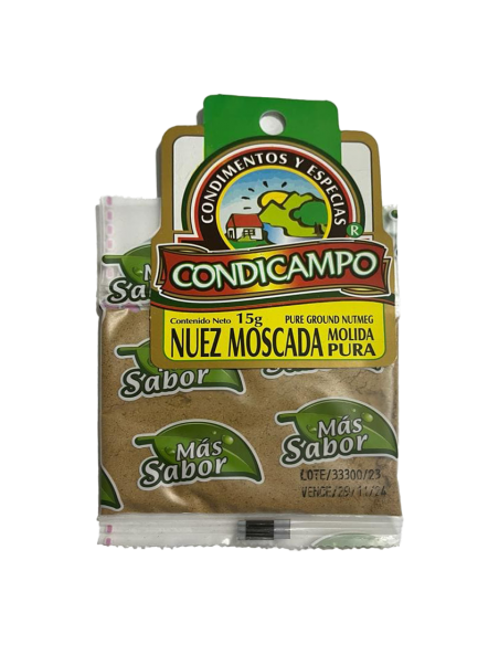 NUEZ MOSCADA CHAPETA CONDICAMPO X 15GRAMOS