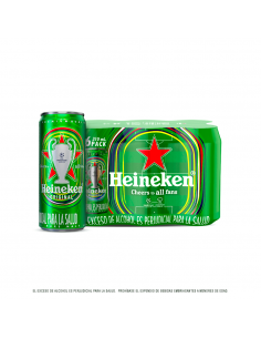 CERVEZA HEINEKEN SIXPACK LATA 310 MILILITRO