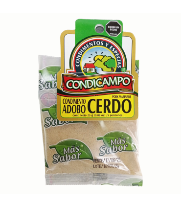 ADOBO CERDO CHAPETA CONDICAMPO X 25GRAMOS