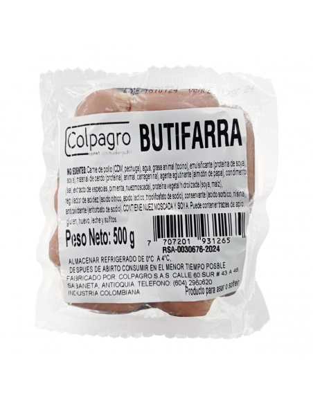 BUTIFARRA COLPAGRO PAQUETE500GR