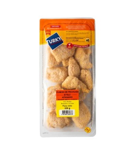CUBOS DE POLLO APANADO TURKYx320GRAMOS