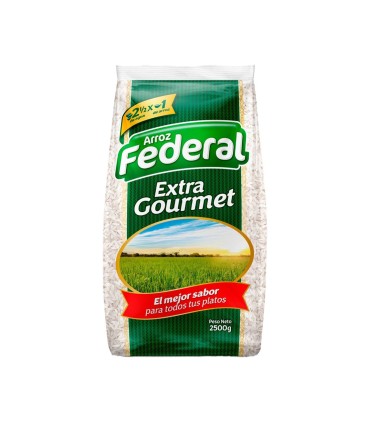 ARROZ FEDERAL EXTRA GOURMET  BOLSA 2.5 KILO