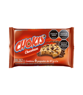GALLETA CHOKIS CHOCOBASE CHOCOL PQ282 GRAMOS