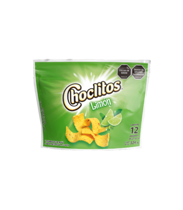 CHOCLITO LIMON PQT324 GRAMOSx12 UNIDAD