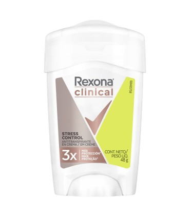 DESODORANTE REXONA CLINICAL STRESS CONTROL MUJER x 48gr