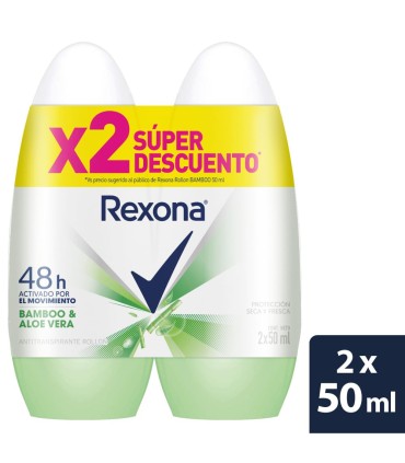 OFERTA DESODORANTE REXONA BAMBO ROL50 MILILITRO P1L2