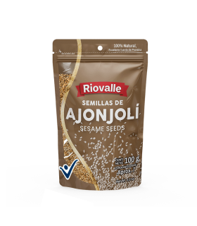 AJONJOLI RIOVALLE  BOLSA 100 GRAMOS