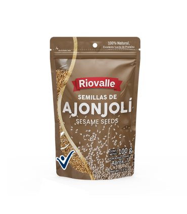 AJONJOLI RIOVALLE  BOLSA 100 GRAMOS
