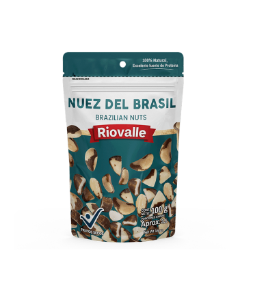 NUEZ DEL BRASIL RIOVALLE  BOLSA 100 GRAMOSxUND