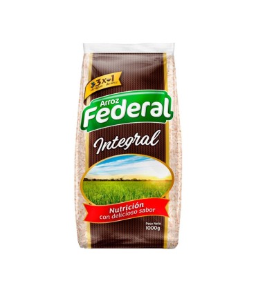 ARROZ FEDERAL INTEGRA  BOLSA  1 KILO