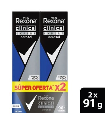 OFERTA DESODORANTE REXONA CLI.MEN AEROSOL x2Ux91G