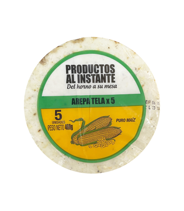 AREPA AL INSTANTE TELA BLANCA  BOLSA 460 GRAMOS