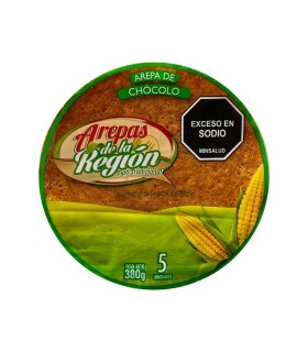 AREPA DE LA REGION CHOCOLO PQ5 UNIDADx400 GRAMOS