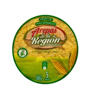 AREPA DE LA REGION TELA AMARILLAx400 GRAMOS