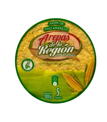 AREPA DE LA REGION TELA AMARILLAx400 GRAMOS