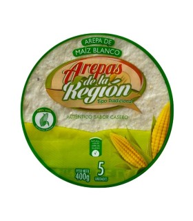 AREPA DE LA REGION TELA BLC PQ5 UNIDADx400 GRAMOS