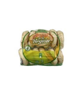 AREPA DE LA REGION REDONDA PQ12 UNIDADx400 GRAMOS