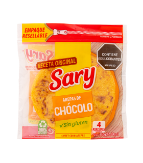 AREPA SARY CHOCOLO  BOLSA 350 GRAMOS