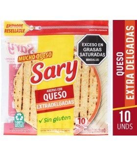 AREPA SARY QUESO EXTRADELGADAx600 GRAMOS