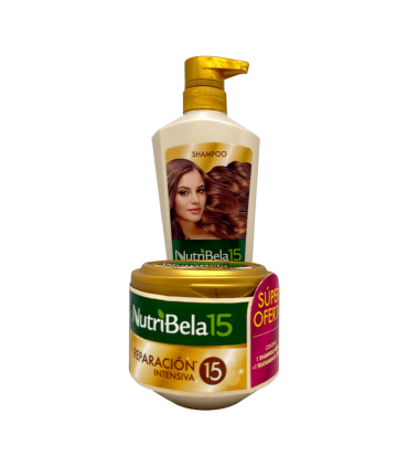 SHAMPO Y TRATAMIENTO NUTRIBELA REPARACIÓN INTENSIVA XX 700ML