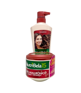 SHAMPO NUTRIBELA PRO HIALURÓNICO+TRATAMIENTO