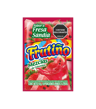 FRUTIÑO FRESA SANDÍA SOBRE 2LT X 18GR