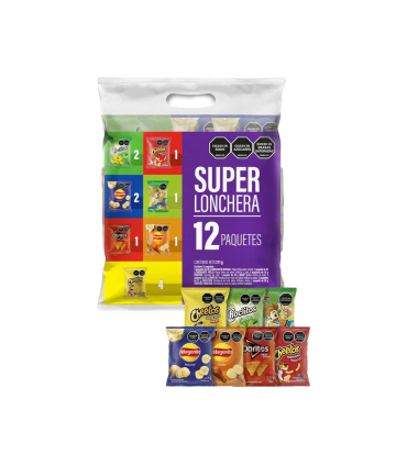 LONCHERA FRITOLAY STDO PQ12 UNIDADx271 GRAMOS