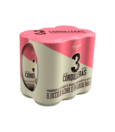 CERVEZA 3CORDILLERAS ROSE SIXPACK LT269M