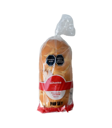 PAN REY AL HORNO PAQUETE350GRAMOS X UNIDAD