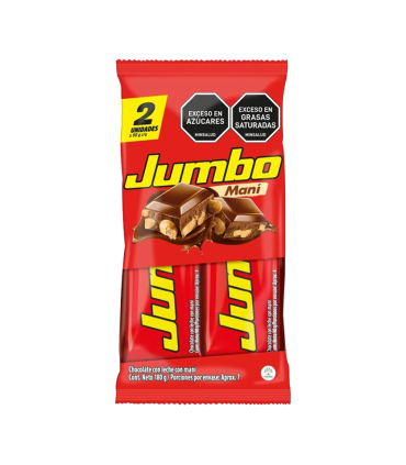 CHOCOLATINA JUMBO MANI BOLSA 2Ux180GR