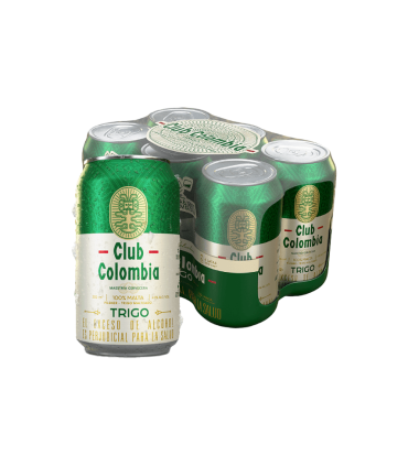 CERVEZA CLUB COLOMBIA TRIGO SIXPAC LT330