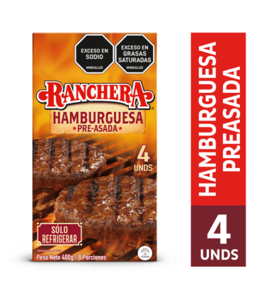 HAMBURGUESA RANCHERA CAJA 400G