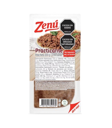 PRACTICARNE ZENU x 200 GRAMOS