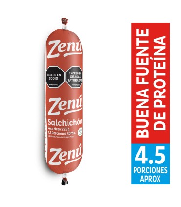 SALCHICHON TRADICIONAL ZENU BR225 GRAMOSxUN