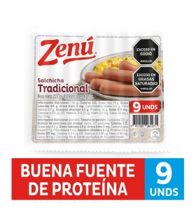 SALCHICHA TRADICIONAL ZENUx225GxUN