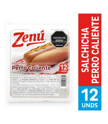 SALCHICHA PERRO ZENU PQ480G