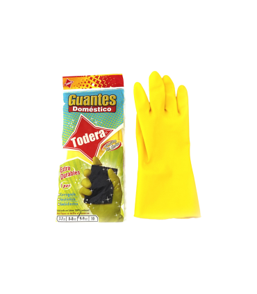 GUANTE DOMESTICO TODERA AMARILLO T9