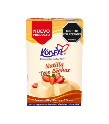 NATILLA KONKYT TRES LECHES SIN AZÚCAR X 120GR