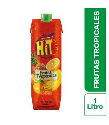 JUGO HIT FRUTAS TROPICALES TETRABRIK1000 MILILITRO