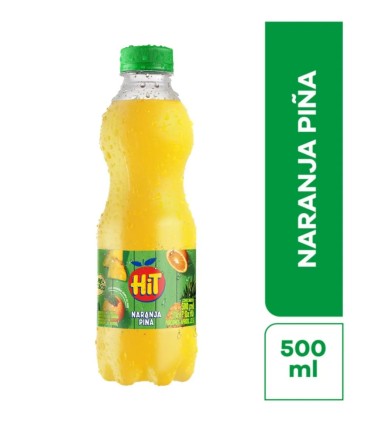 JUGO HIT NARANJA PINA BOTELLA 500 MILILITRO
