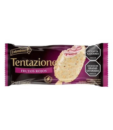 PALETA COLOMBINA TENTAZIONE FRUT ROJx70G