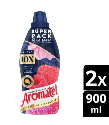 OFERTASUAVIZANTE AROMATEL FRAMBUESA 2x900 MILILITROS