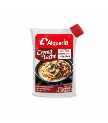 CREMA DE LECHE ALQUERIA PREPARACION CALIENTE BOLSA 170GR