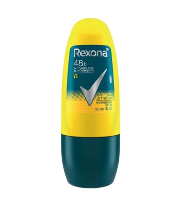 DESODORANTE REXONA V8 ROL30 MILILITROS