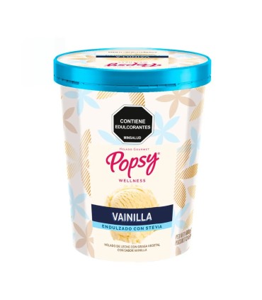 HELADO POPSY VAINILLA STEVIA X 600GR