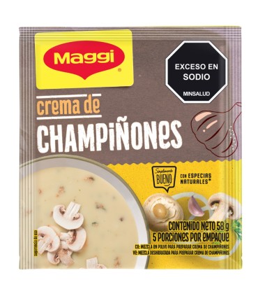 CREMA MAGGI CHAMPINONES GOURMET  SOBRE 58 GRAMOS