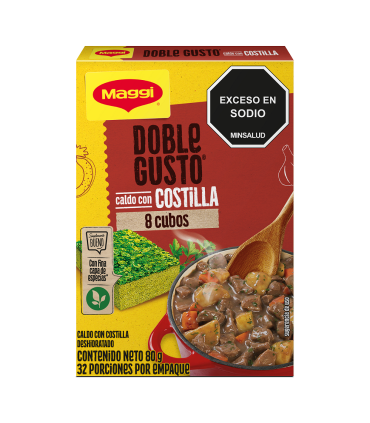 CALDO MAGGI COSTILLA DGUSTO 8CUBx80 GRAMOS
