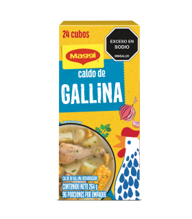 CALDO MAGGI GALLINA 24CUB 264 GRAMOS